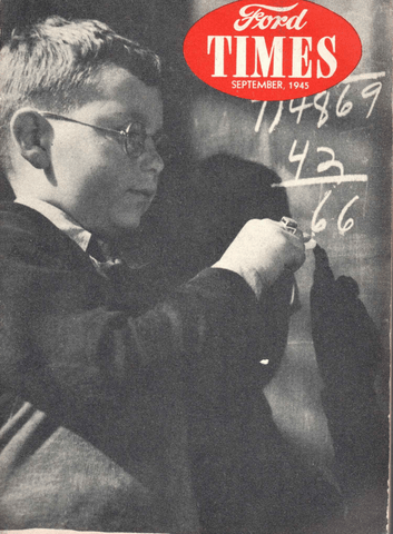 1945 September Ford Times Magazine