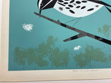 Black & White Warbler - Charley Harper
