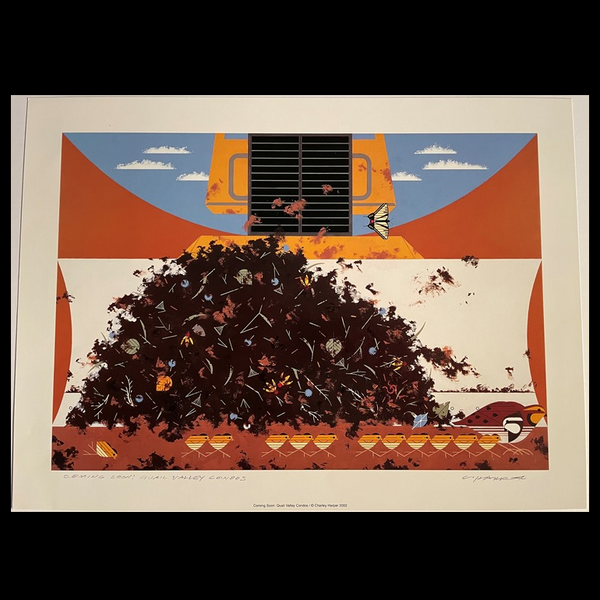Charley Harper Coming Soon Qual Valley Condos Lithograph Print