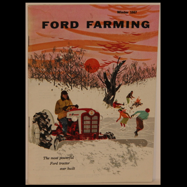 Charley Harper Ford Farming Winter 1957