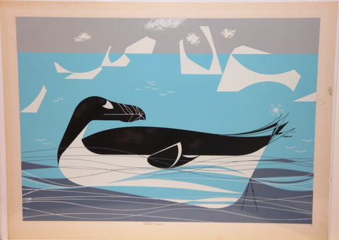 Charley Harper Ford Times Print Great Auk