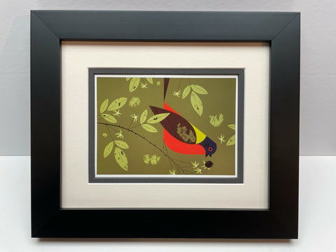 Painted Bunting Charley Harper